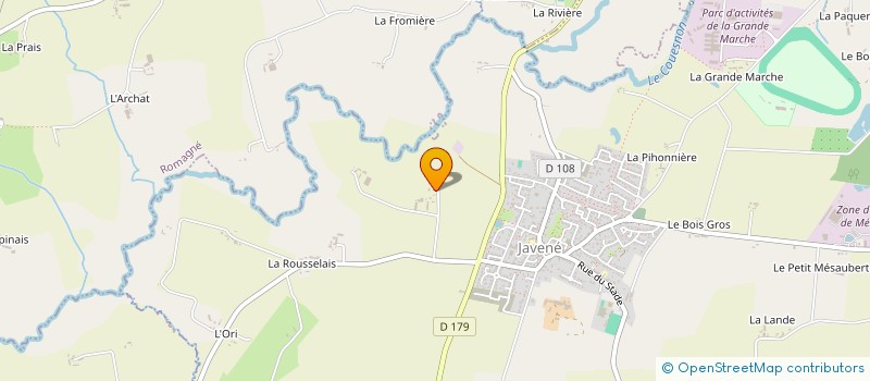 localisation de l'entreprise MONSIEUR LOUIS DUPAS  JAVENE