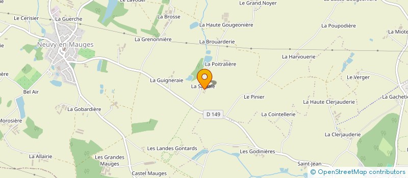 localisation de l'entreprise MONSIEUR LOUIS DUPE  CHEMILLE-EN-ANJOU