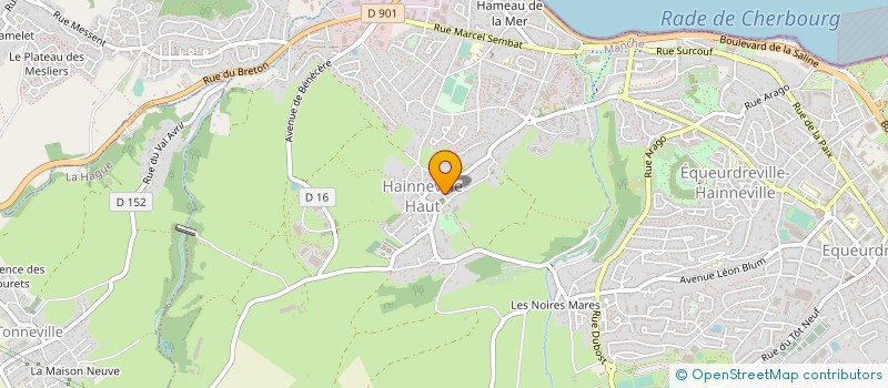 localisation de l'entreprise MONSIEUR LOUIS DUPONT  CHERBOURG-EN-COTENTIN