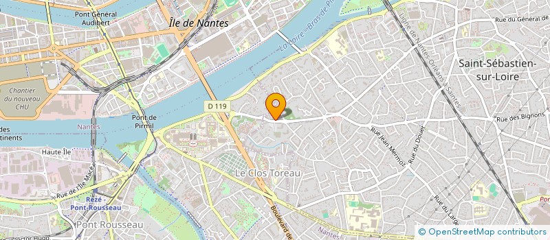 localisation de l'entreprise MONSIEUR LOUIS DUPONT  SAINT-SEBASTIEN-SUR-LOIRE