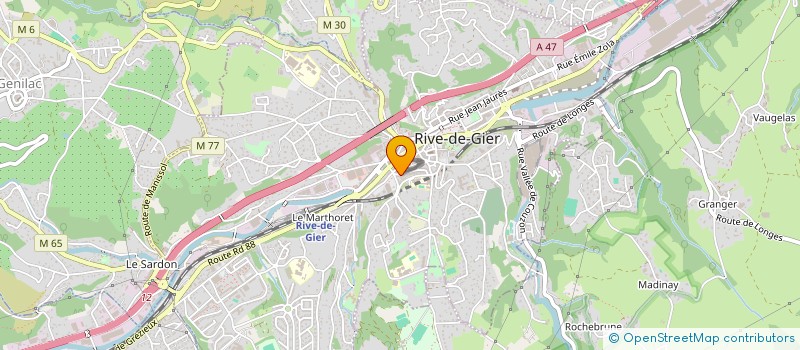 localisation de l'entreprise MONSIEUR LOUIS DUPONT  RIVE-DE-GIER