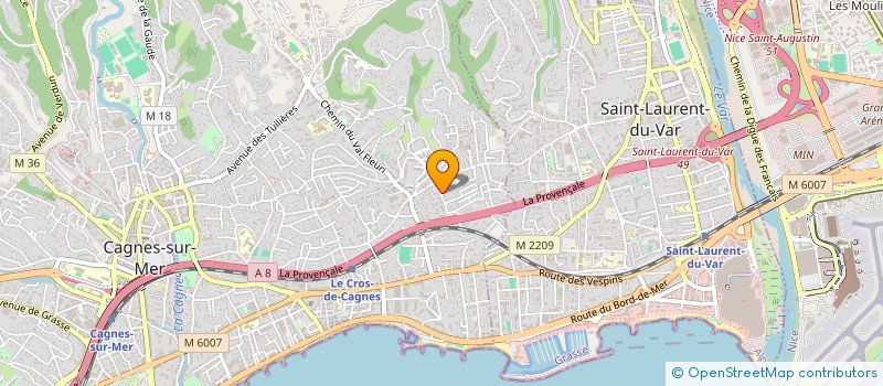 localisation de l'entreprise MONSIEUR LOUIS DURAND à CAGNES-SUR-MER