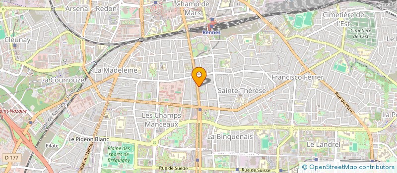 localisation de l'entreprise MONSIEUR LOUIS DURAND  RENNES