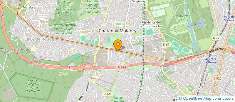 localisation de l'entreprise MONSIEUR LOUIS DUREPAIRE  CHATENAY-MALABRY