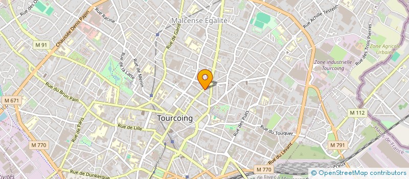 localisation de l'entreprise MONSIEUR LOUIS DURET à TOURCOING