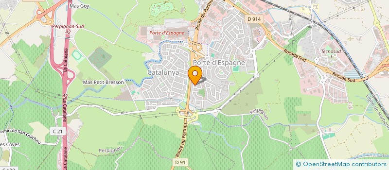 localisation de l'entreprise MONSIEUR LOUIS DURUT  PERPIGNAN