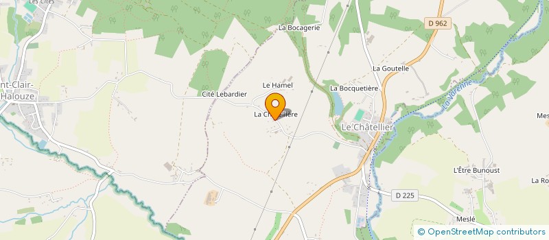 localisation de l'entreprise MONSIEUR LOUIS DUVAL à LE CHATELLIER