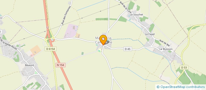 localisation de l'entreprise MONSIEUR LOUIS DUVAL  MARCILLY-LA-CAMPAGNE