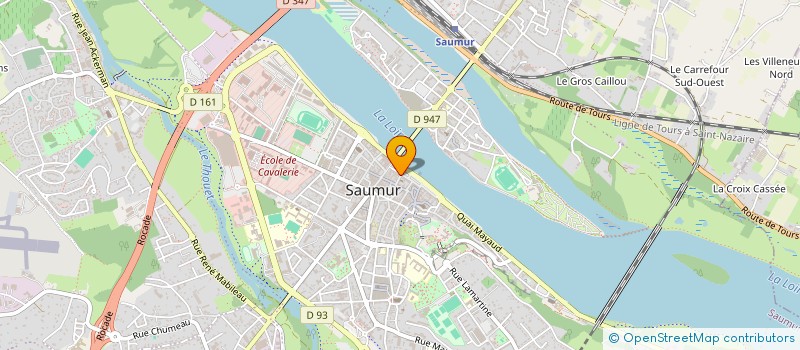 localisation de l'entreprise MONSIEUR LOUIS DUVILLE à SAUMUR