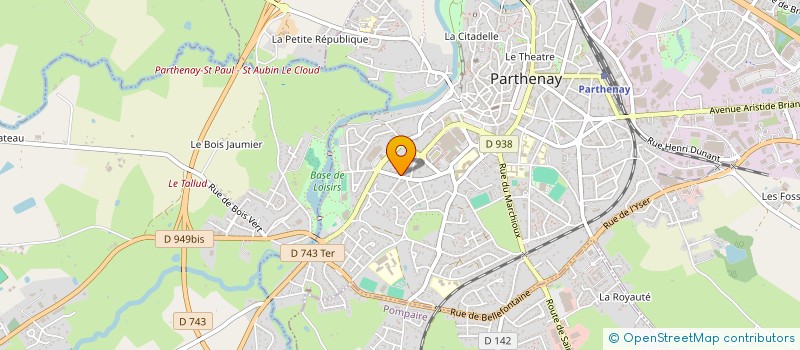 localisation de l'entreprise MONSIEUR LOUIS EMILE HENRY LEBON à PARTHENAY