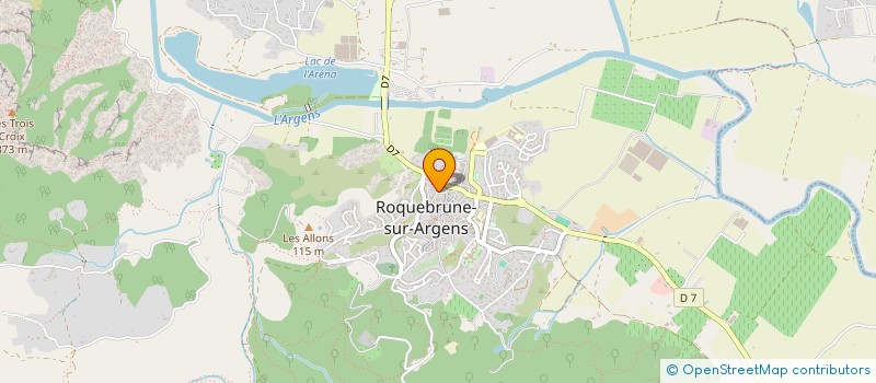 localisation de l'entreprise MONSIEUR LOUIS-EMILIEN DOBSON  ROQUEBRUNE-SUR-ARGENS