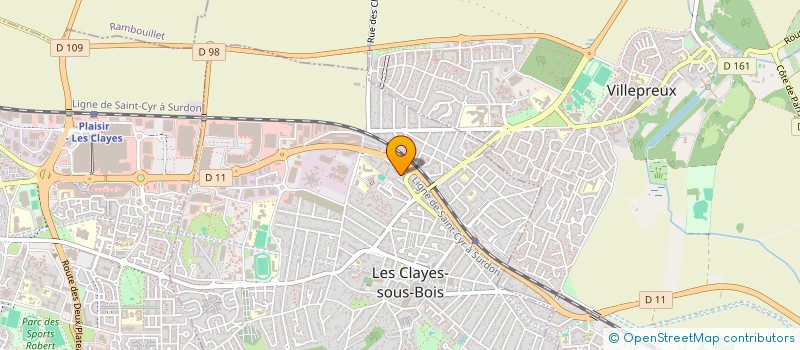 localisation de l'entreprise MONSIEUR LOUIS-EMMANUEL BOUISSON  LES CLAYES-SOUS-BOIS