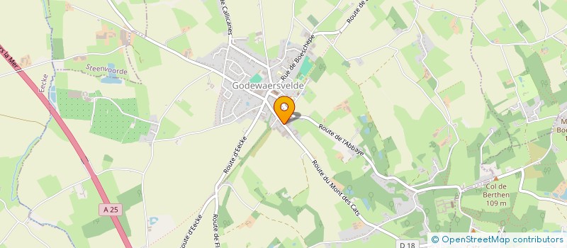 localisation de l'entreprise MONSIEUR LOUIS ESSERTEL  GODEWAERSVELDE