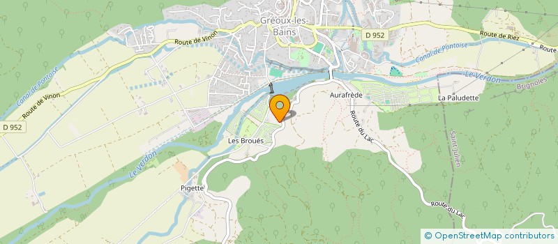 localisation de l'entreprise MONSIEUR LOUIS ESTEVES  GREOUX-LES-BAINS