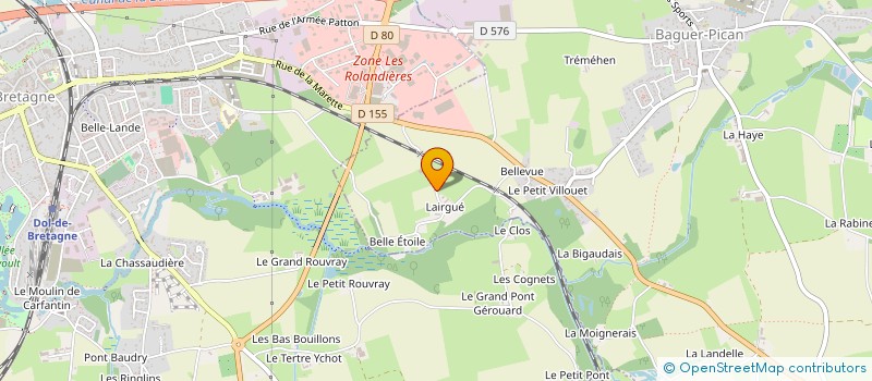 localisation de l'entreprise MONSIEUR LOUIS ETIENNE à BAGUER-PICAN