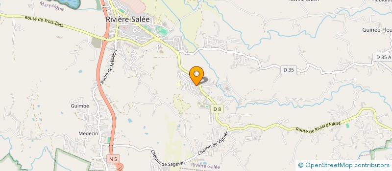 localisation de l'entreprise MONSIEUR LOUIS ETIENNE CHOUX à RIVIERE-SALEE