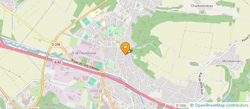 localisation de l'entreprise MONSIEUR LOUIS EVRARD  BOURGOIN-JALLIEU