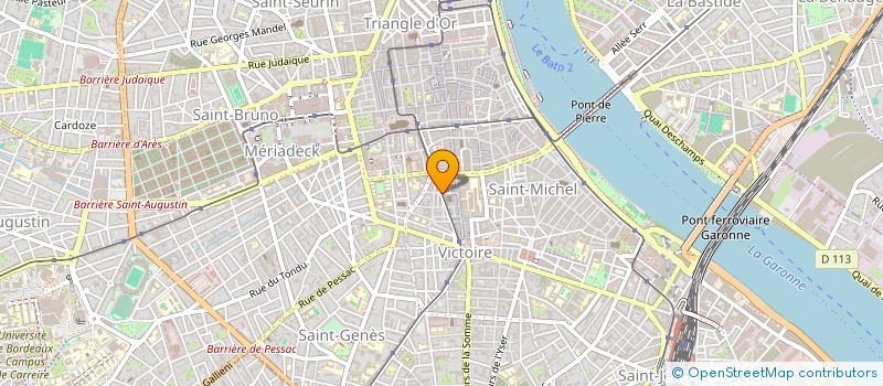 localisation de l'entreprise MONSIEUR LOUIS-EVRARD MUTOMBO  BORDEAUX