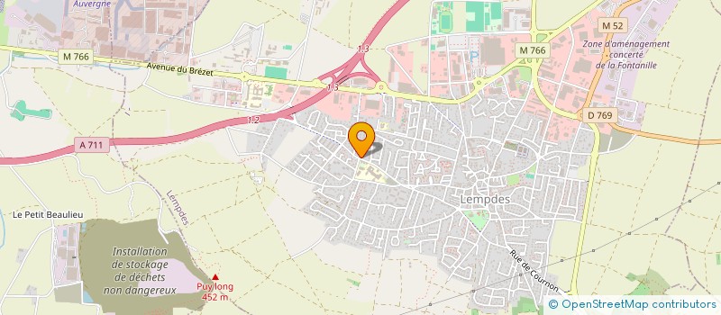 localisation de l'entreprise MONSIEUR LOUIS EYDIEUX  LEMPDES