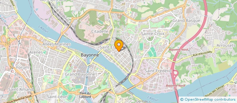 localisation de l'entreprise MONSIEUR LOUIS FABRIES à BAYONNE