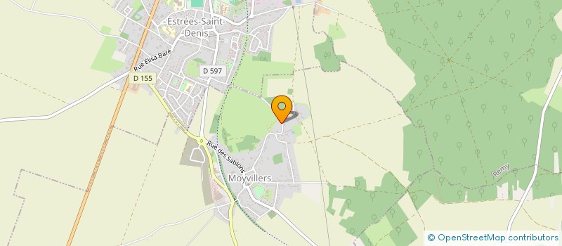 localisation de l'entreprise MONSIEUR LOUIS FAGARD  MOYVILLERS