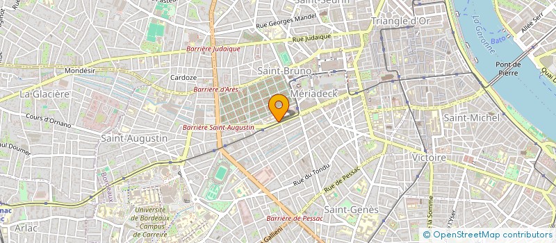 localisation de l'entreprise MONSIEUR LOUIS FAGNIEZ  BORDEAUX