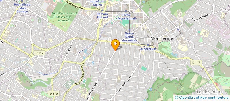 localisation de l'entreprise MONSIEUR LOUIS FALCK à MONTFERMEIL