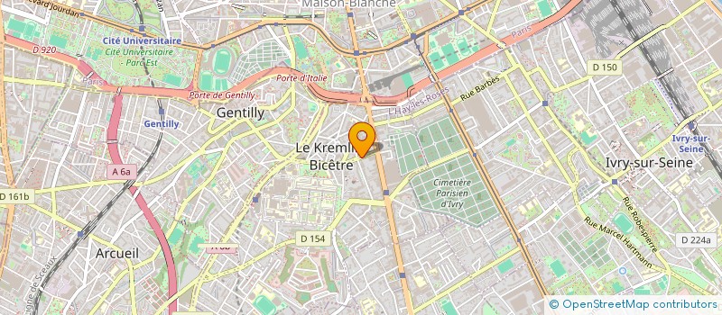 localisation de l'entreprise MONSIEUR LOUIS FALGA à KREMLIN BICETRE
