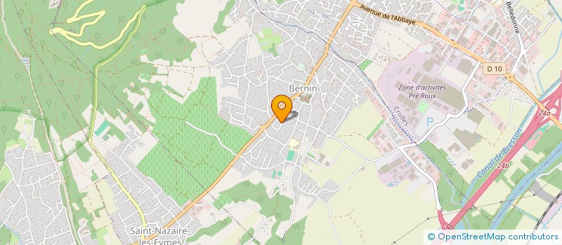 localisation de l'entreprise MONSIEUR LOUIS FASANO  BERNIN