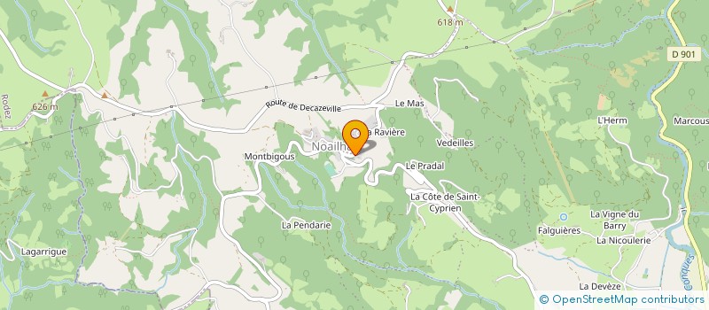 localisation de l'entreprise MONSIEUR LOUIS FAU à CONQUES-EN-ROUERGUE