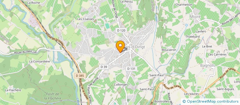 localisation de l'entreprise MONSIEUR LOUIS FAUCON  THEIZE