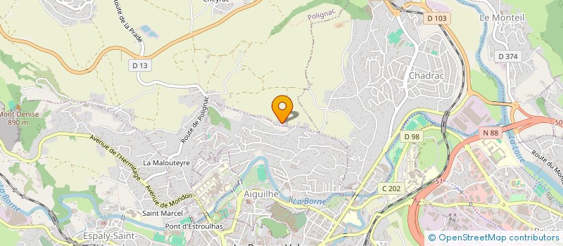 localisation de l'entreprise MONSIEUR LOUIS FAURE  POLIGNAC