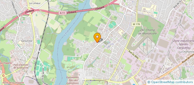 localisation de l'entreprise MONSIEUR LOUIS FAVRAIS  NANTES