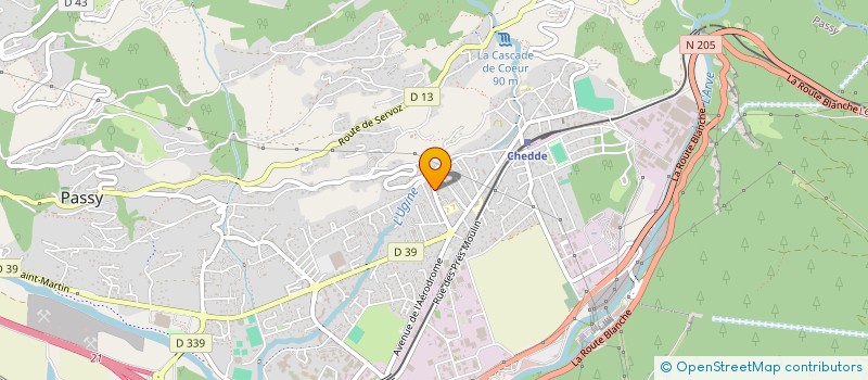 localisation de l'entreprise MONSIEUR LOUIS FAVRE  PASSY