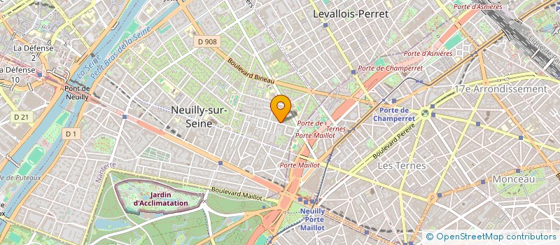 localisation de l'entreprise MONSIEUR LOUIS FAVRESSE à NEUILLY-SUR-SEINE