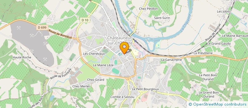localisation de l'entreprise MONSIEUR LOUIS FEKKAK à CHATEAUNEUF-SUR-CHARENTE