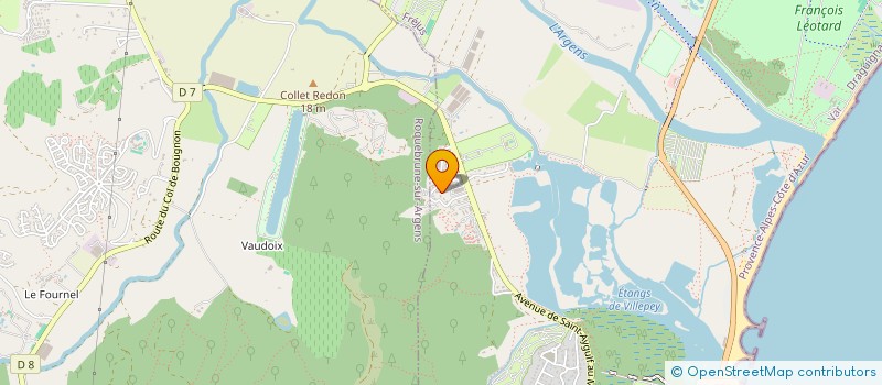 localisation de l'entreprise MONSIEUR LOUIS FELIX à FREJUS