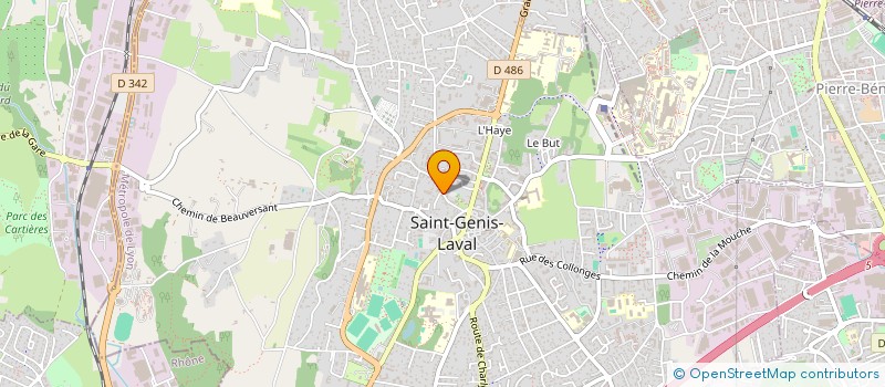 localisation de l'entreprise MONSIEUR LOUIS FERAUD  SAINT-GENIS-LAVAL