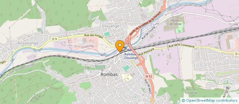 localisation de l'entreprise MONSIEUR LOUIS FERRI  ROMBAS