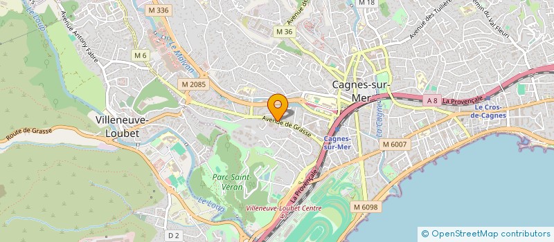 localisation de l'entreprise MONSIEUR LOUIS FEUERSTEIN à CAGNES-SUR-MER