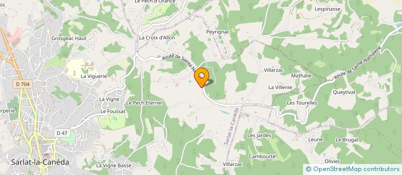 localisation de l'entreprise MONSIEUR LOUIS FEUGIER à SARLAT-LA-CANEDA