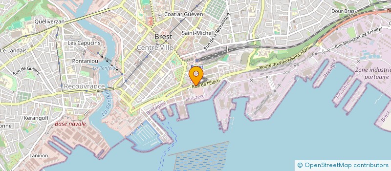 localisation de l'entreprise MONSIEUR LOUIS FLANDIN  BREST