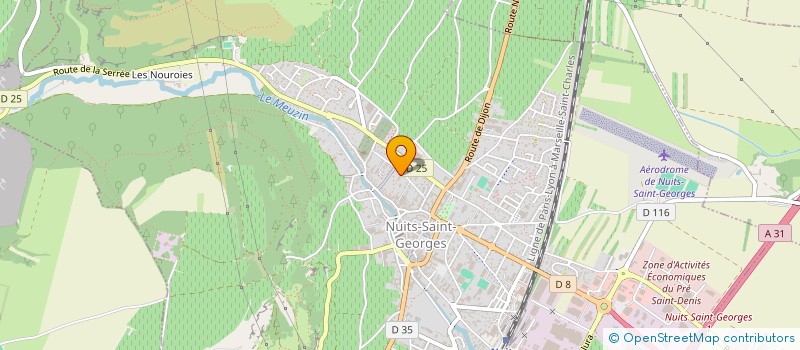 localisation de l'entreprise MONSIEUR LOUIS FLEUROT à NUITS-SAINT-GEORGES