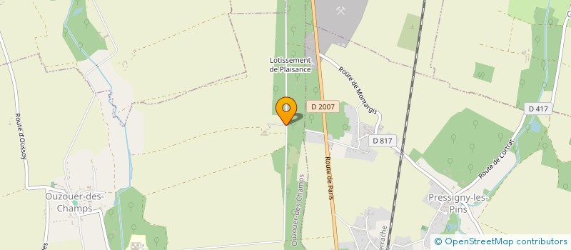 localisation de l'entreprise MONSIEUR LOUIS FLOREZ  OUZOUER-DES-CHAMPS