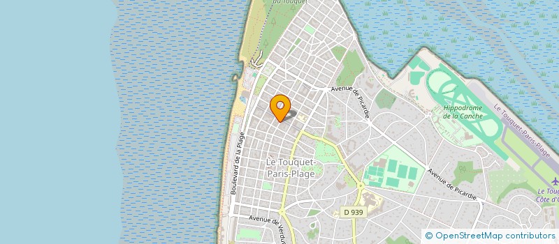 localisation de l'entreprise MONSIEUR LOUIS FONTAINE  LE TOUQUET PARIS PLAGE