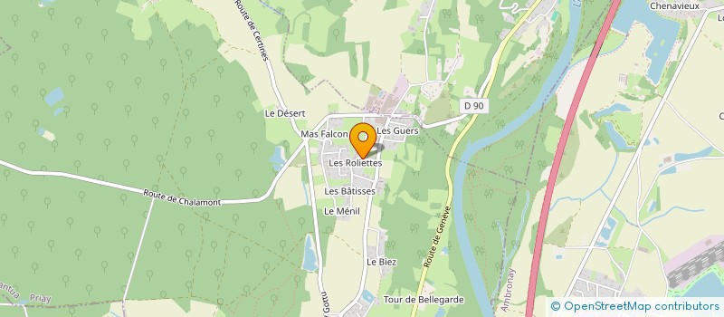 localisation de l'entreprise MONSIEUR LOUIS FORAY  PRIAY