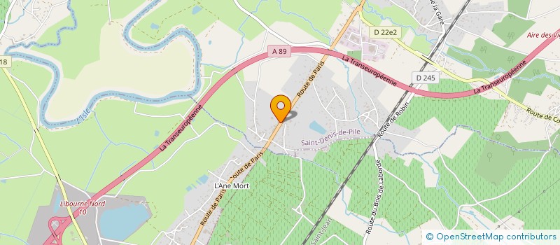 localisation de l'entreprise MONSIEUR LOUIS FORTIN  SAINT-DENIS-DE-PILE