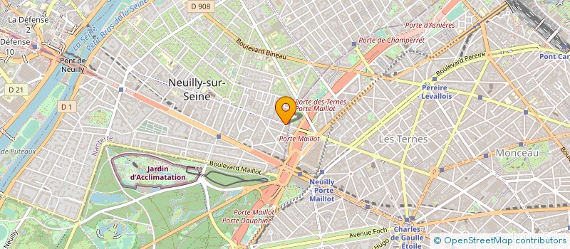 localisation de l'entreprise MONSIEUR LOUIS FORTUN à NEUILLY-SUR-SEINE