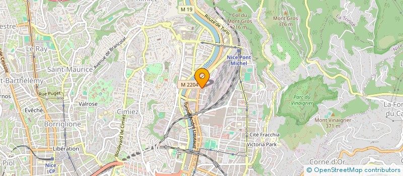 localisation de l'entreprise MONSIEUR LOUIS FOURCROY  NICE