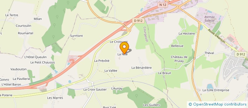 localisation de l'entreprise MONSIEUR LOUIS FOURMY à COURGEOUT